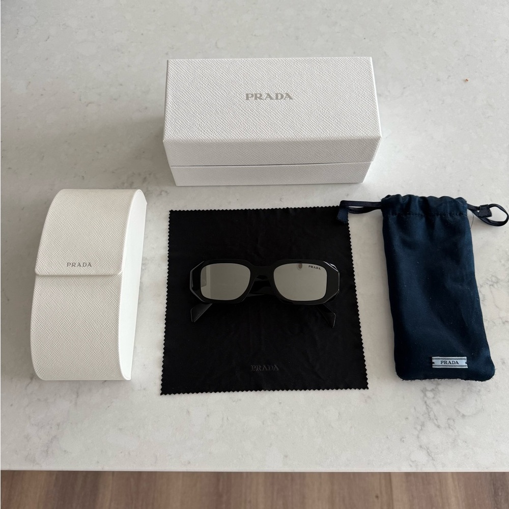 Prada Rectangle Sunglasses - image 2